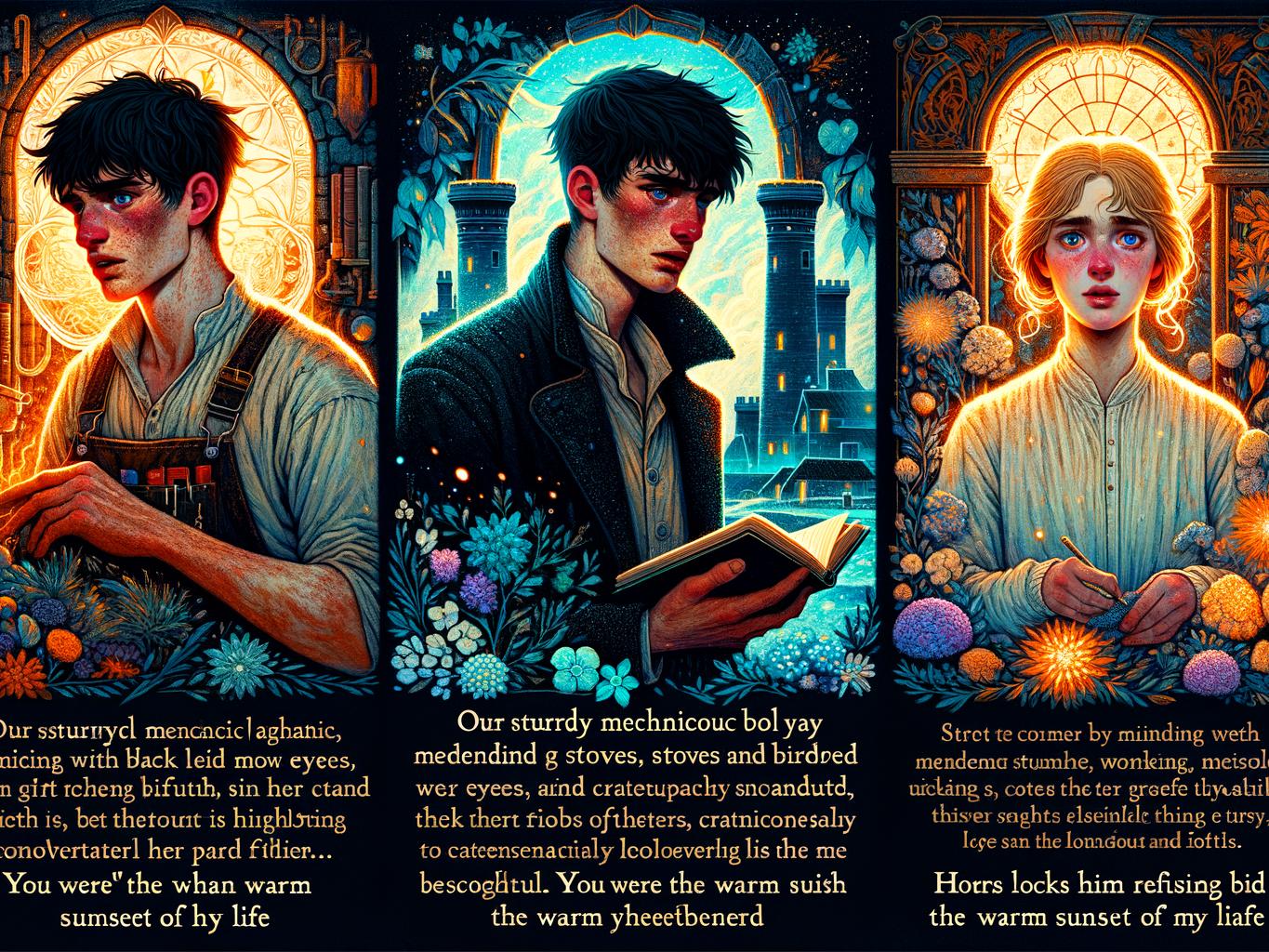 노을과 윤슬의 따뜻한 이야기