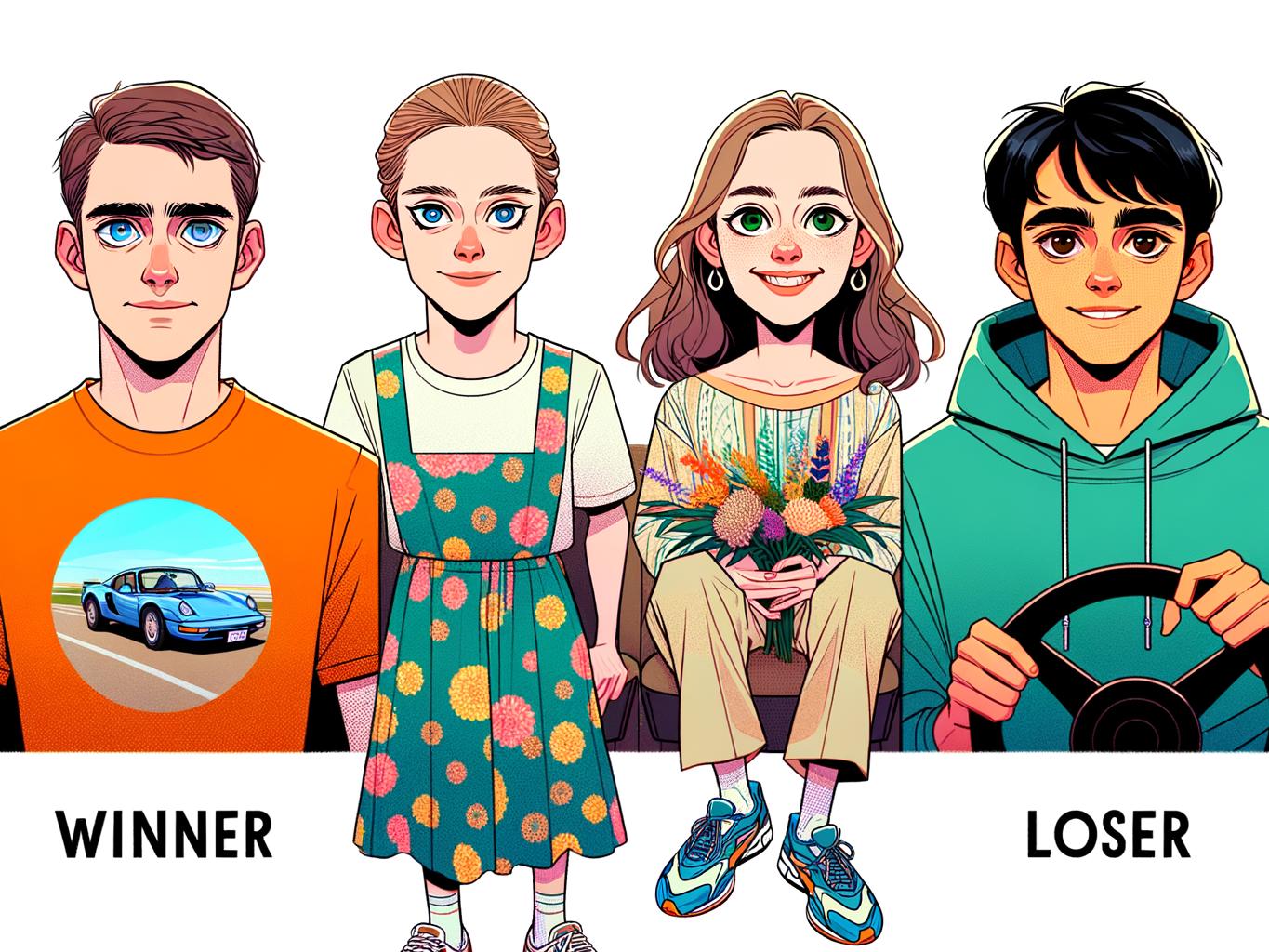 루저의 운전 모험과 친구들