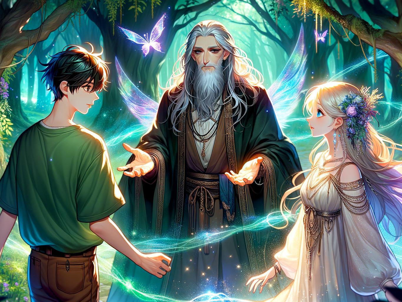 민과 리나의 마법 숲 모험