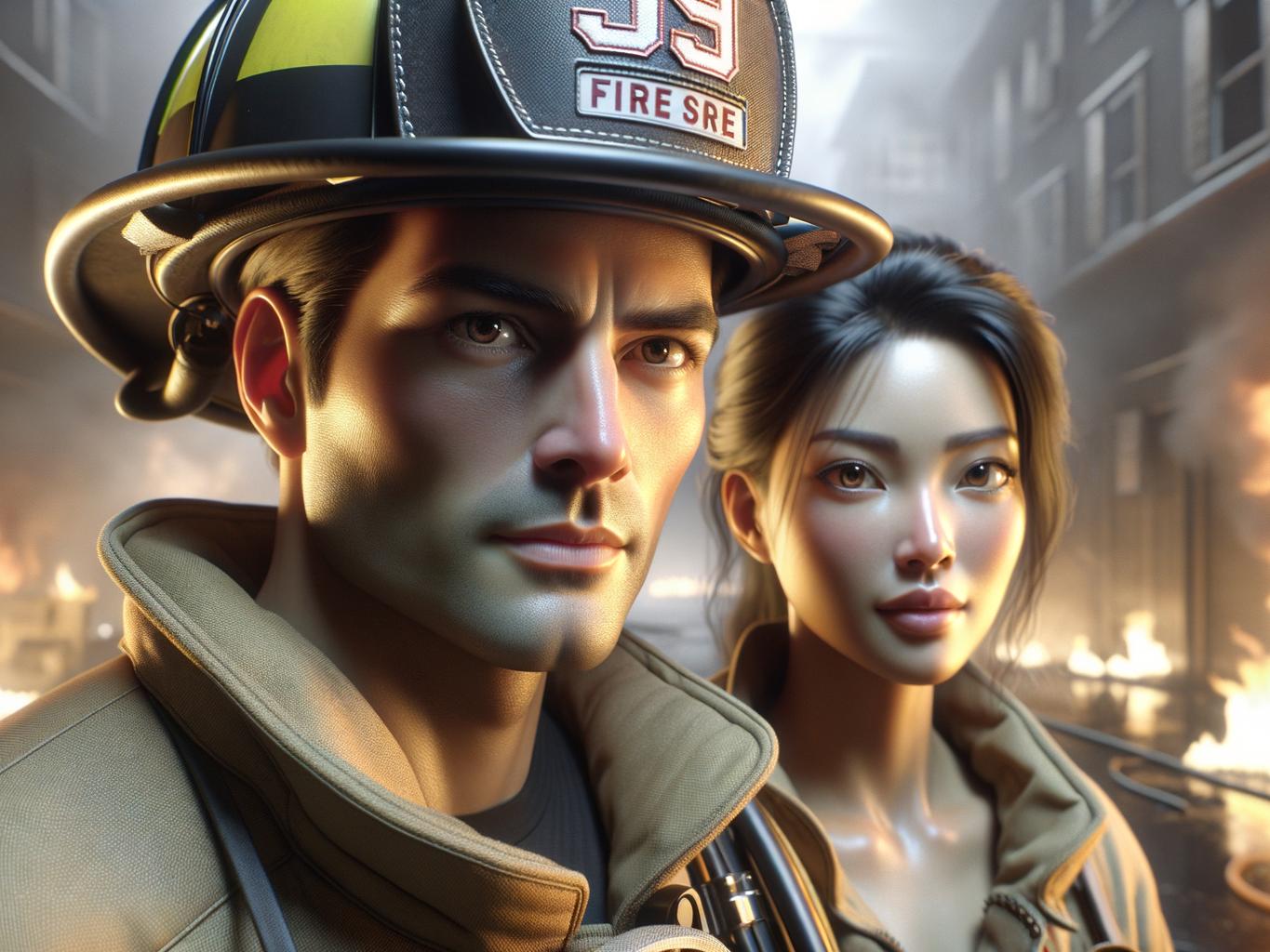 용감한 소방관 열정의 모험