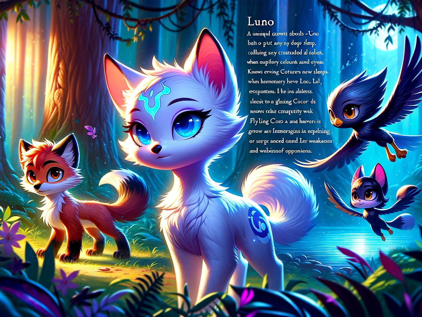 루나와 친구들의 용감한 모험